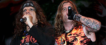 Paul y Oscar en su actuación en el Gillman Fest